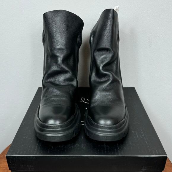 New Saint G Hayden Boot in Black Leather Women's Size EU 37 - Picture 2 of 8